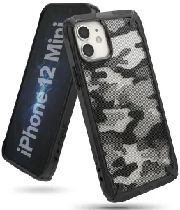 Ringke Fusion-X Design Apple iPhone 12 mini Camo Black
