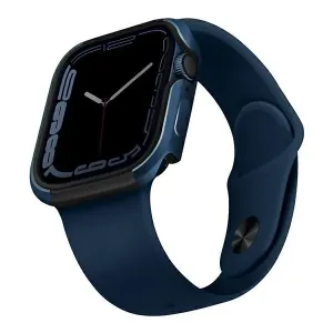 Pouzdro UNIQ Valencia pro Apple Watch 4/5/6/SE 45/44 mm - modré