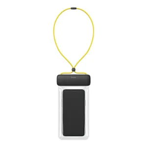 Baseus Let's Go univerzální vodotěsné pouzdro pro smartphony (černé a žluté)