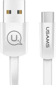 USAMS Flat Cable U2 USB-C 1,2m white SJ200TC02 (US-SJ200)