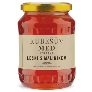Kubešův med Med květový lesní s maliníkem 480 g #1158255