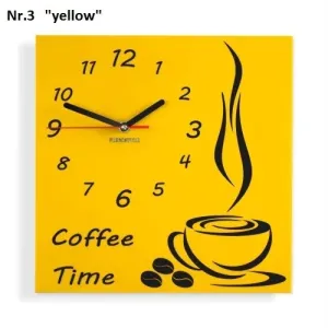 Coffee Time nástěnné kuchyňské hodiny #2129920