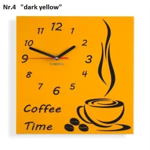 Coffee Time nástěnné kuchyňské hodiny #2129921