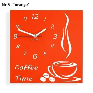 Coffee Time nástěnné kuchyňské hodiny #2129922