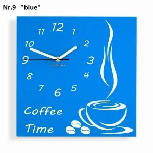 Coffee Time nástěnné kuchyňské hodiny #2129926