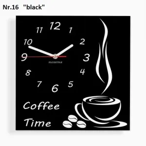 Coffee Time nástěnné kuchyňské hodiny #2129933