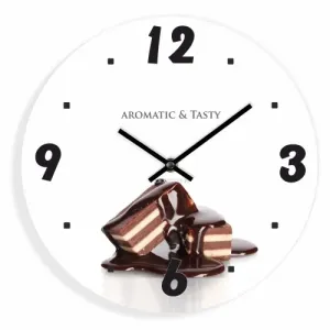 Kuchyňské nástěnné hodiny s motivem čokolády #2129530