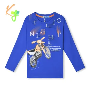 Chlapecké triko - KUGO HC0719, modrá Barva: Modrá, Velikost: 116