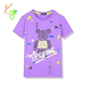 Dětské tričko - KUGO FC0272, fialová Barva: Fialová, Velikost: 152