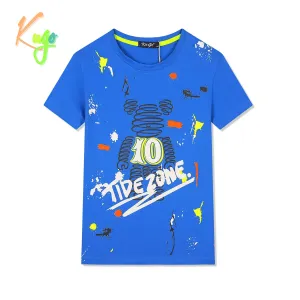 Chlapecké tričko - KUGO FC0272,  modrá Barva: Modrá, Velikost: 146