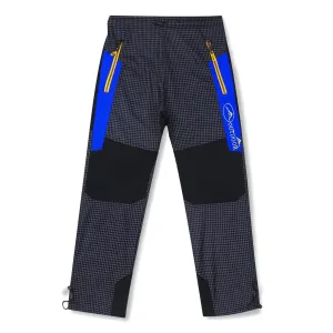 Chlapecké outdoorové kalhoty - KUGO C2821, šedá/ žlutý zip Barva: Šedá, Velikost: 116