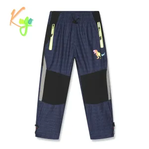 Chlapecké zateplené outdoorové kalhoty - KUGO C7770, modrá Barva: Modrá, Velikost: 128