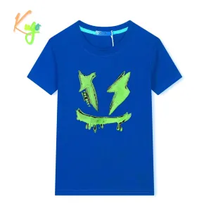Chlapecké tričko - KUGO HC9292, modrá Barva: Modrá, Velikost: 152