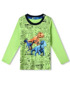 Chlapecké tričko - KUGO HC0751, zelinkavá Barva: Zelinkavá, Velikost: 80