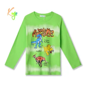 Chlapecké tričko - KUGO HC9306, zelinkavá Barva: Zelená, Velikost: 98