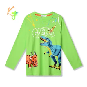 Chlapecké tričko - KUGO HC9307, zelinkavá Barva: Zelená, Velikost: 104