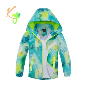 Chlapecká jarní, podzimní bunda - KUGO B2848, zelinkavá Barva: Zelená, Velikost: 128