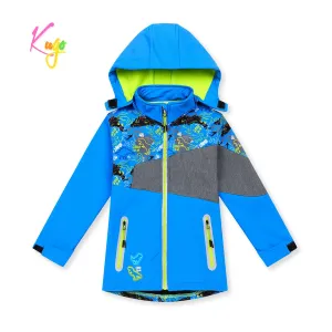 Chlapecká softshellová bunda, zateplená - KUGO HK5601, modrá Barva: Modrá, Velikost: 104