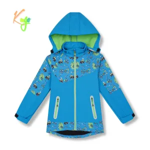 Chlapecká softshellová bunda, zateplená - KUGO HK5603, tyrkysová Barva: Tyrkysová, Velikost: 110