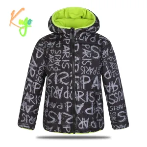 Chlapecká zimní bunda - KUGO FB0316, černá Barva: Černá, Velikost: 134