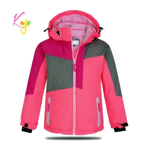 Dívčí zimní bunda - KUGO PB3888, růžová Barva: Růžová, Velikost: 116