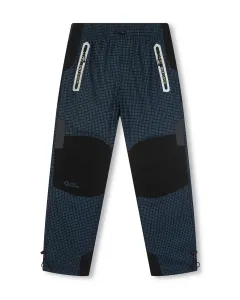 Chlapecké outdoorové kalhoty - KUGO G8556, petrol / signální kapsy Barva: Petrol, Velikost: 140
