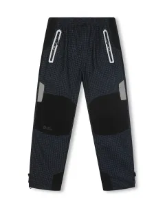 Chlapecké outdoorové kalhoty - KUGO G8556, šedomodrá / šedé kapsy Barva: Šedá, Velikost: 140