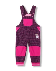 Dívčí laclové outdoorové kalhoty - KUGO G8557, fialovorůžová Barva: Fialovorůžová, Velikost: 80