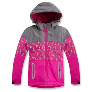 Dívčí zimní bunda - KUGO PB3977, růžová Barva: Růžová, Velikost: 80