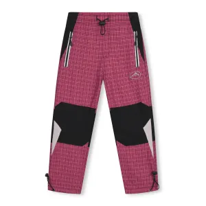 Dívčí plátěné kalhoty - KUGO FK7602, růžová Barva: Růžová, Velikost: 116