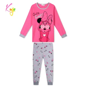 Dívčí pyžamo - KUGO KP9972, růžová / šedá Barva: Růžová, Velikost: 110