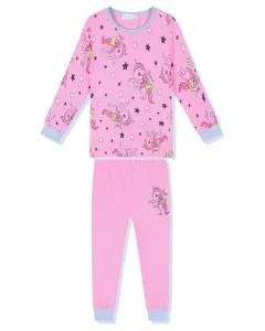 Dívčí pyžamo - KUGO MP1326, světle růžová Barva: Růžová světlejší, Velikost: 110