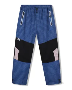 Pánské plátěné kalhoty - KUGO FK7610, modrá Barva: Modrá, Velikost: XL