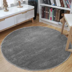 Kulatý koberec šedé barvy #2133788