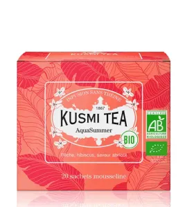 Kusmi Tea Porcovaný ovocný čaj AquaSummer Bio, 20 sáčků 21673A1120