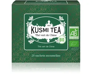 Kusmi Tea Porcovaný zelený čaj Chinese green tea Bio, 20 sáčků 21627A1120