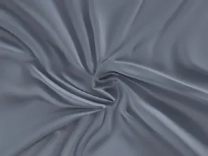 Saténové prostěradlo (80 x 200 cm) - Tmavě šedá - Výška matrace do 22 cm