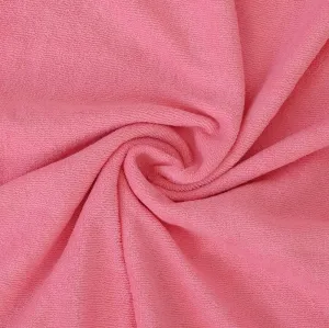 Froté prostěradlo (220 x 200 cm) - Růžová