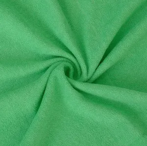 Froté prostěradlo (220 x 200 cm) - Zelená