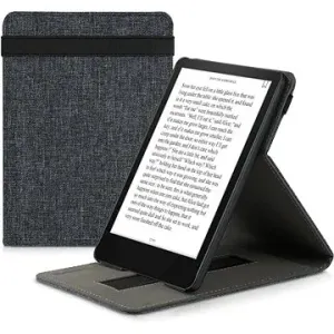 KW Mobile - Case with Strap Stand - KW5716119 - pouzdro pro Amazon Kindle Paperwhite 5 (2021) - tmav