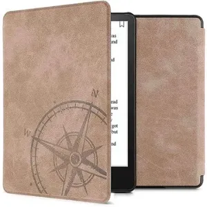 KW Mobile - Navigational Compass - KW5625801 - Pouzdro pro Amazon Kindle Paperwhite 5 (2021) - hnědé