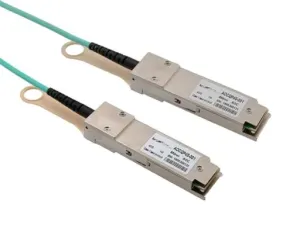 L-Com Aocqp28100-010 Active Optical Cable Qsfp28 100Gbps, 10 Meters, Msa Compatible