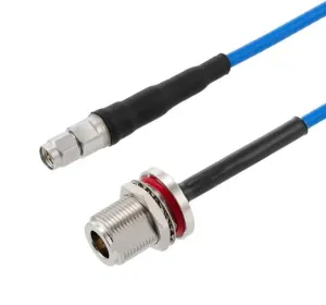 L-Com Lcca30009-Ft1 Rf Cable, Sma Plug-N-Type Jack, 1Ft