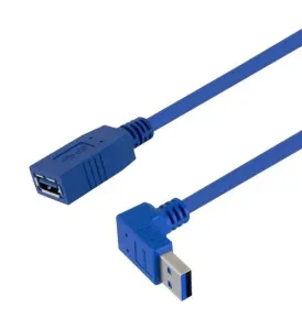 L-Com U3A00046-05M Usb 3.0 Female To Male Type A Right Angle Up Exit 0.5M