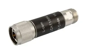 L-Com Lcat1004-01 Rf Attenuator, 2W/1, N Plug-Jack, 50 Ohm