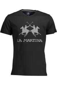 La Martina pánské tričko Barva: černá, Velikost: XL #1139144