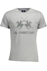 La Martina pánské tričko Barva: šedá, Velikost: 2XL #1139160