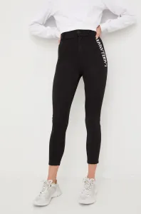 Kalhoty LaBellaMafia dámské, černá barva, s potiskem