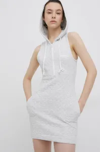 Šaty LaBellaMafia šedá barva, mini, jednoduchý #3614149