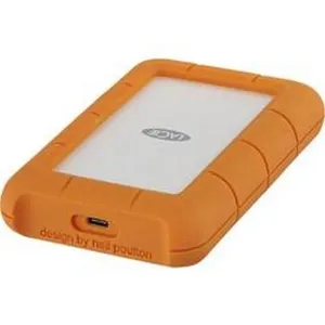 Externí HDD 6,35 cm (2,5) LaCie Rugged Secure, 2 TB, USB-C™, stříbrná, oranžová